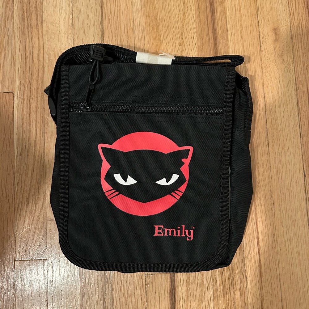 Deadstock Vintage Emily the Strange   Cat Crossbody Bag